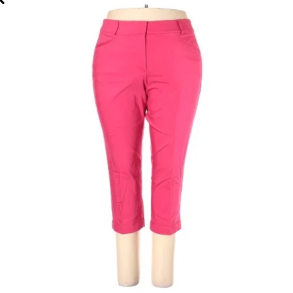 Lane Bryant pink Khakis! High rise, NWOT